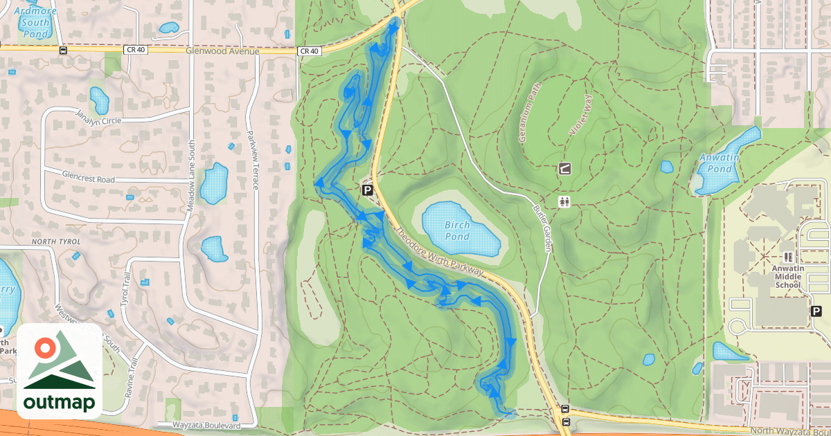 Map of Southwest Wirth