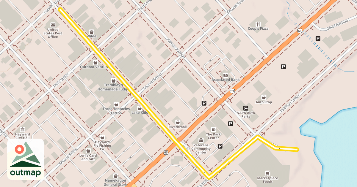 Map of Birkebeiner Trail