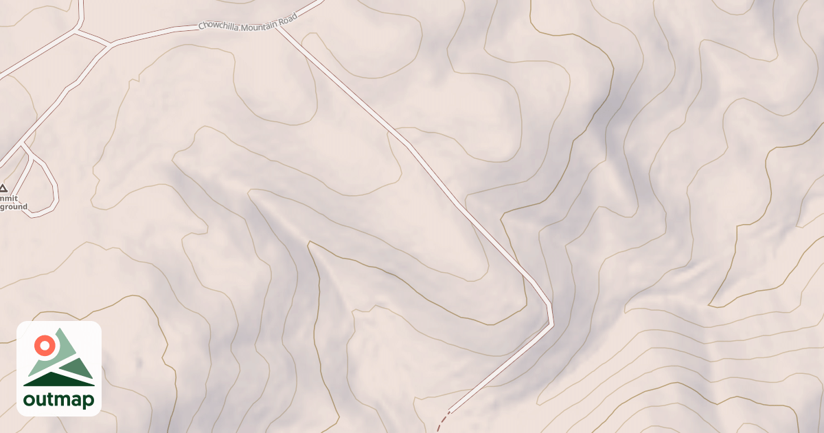 Map of CHOWCHILLA MTN B SPUR