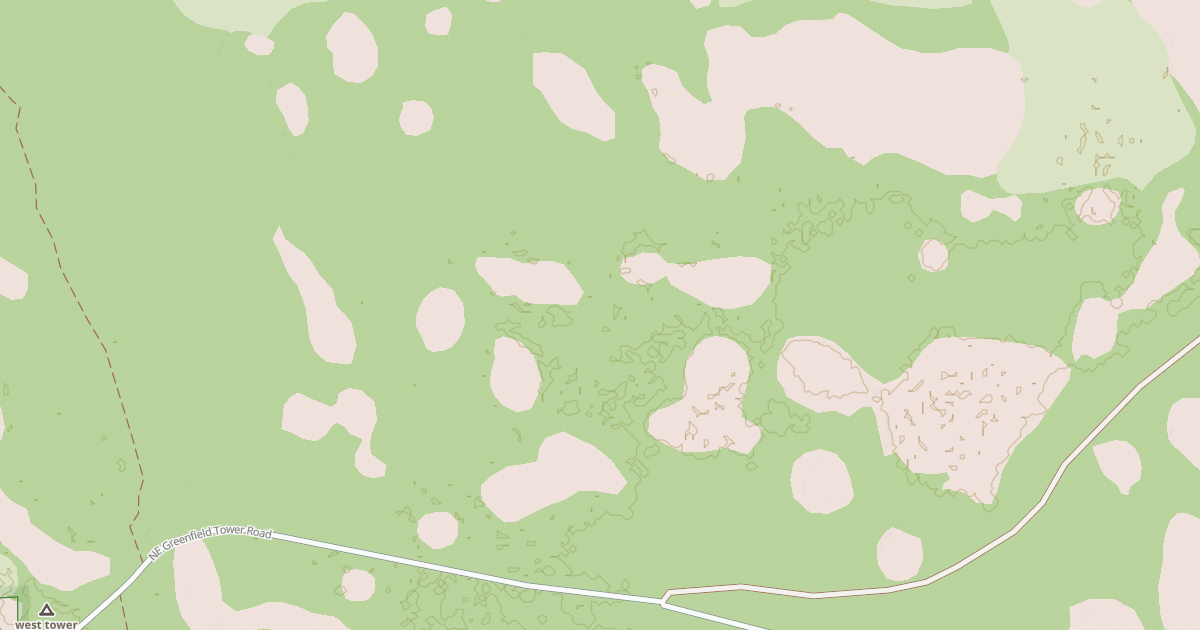 Map preview of USFS National Forest System Roads {A8BDCA2A-7944-459D-9A7F-A7837F2AA7EF}