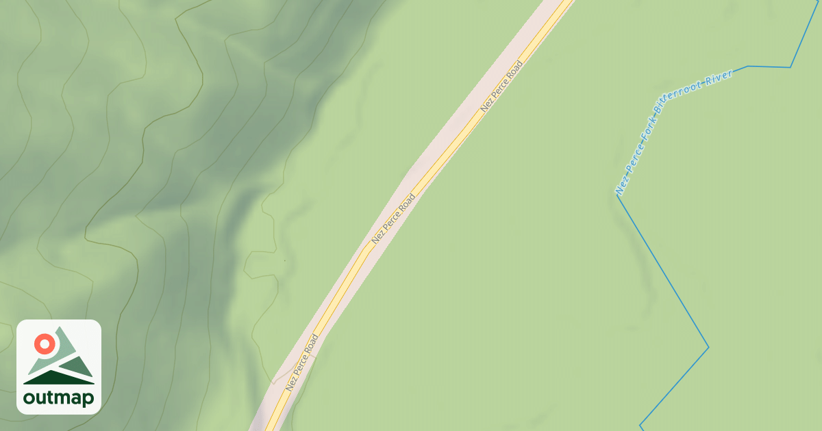 Map of (FDR) NEZ PERCE TRAIL