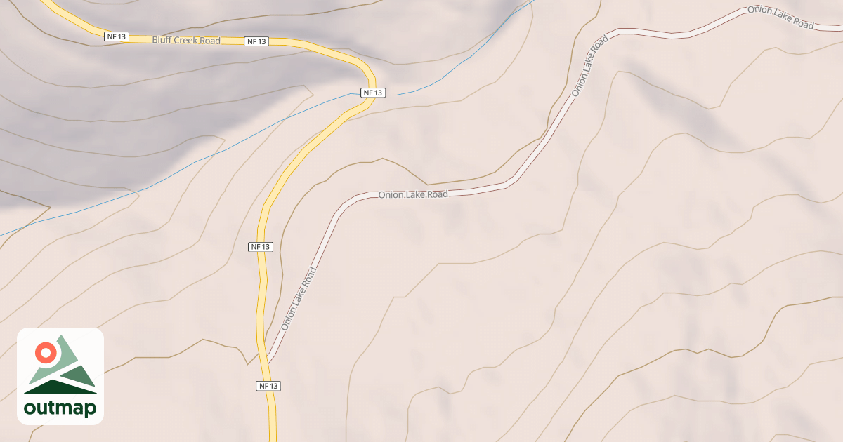 Map of ONION LAKE