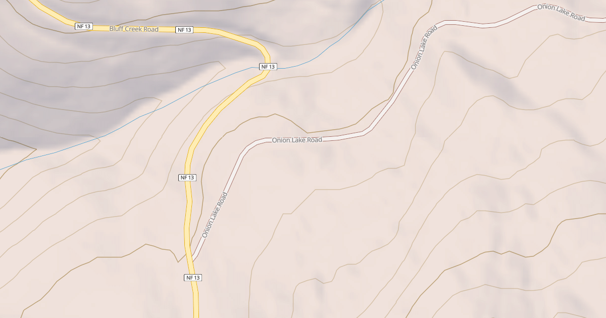 Map preview of ONION LAKE