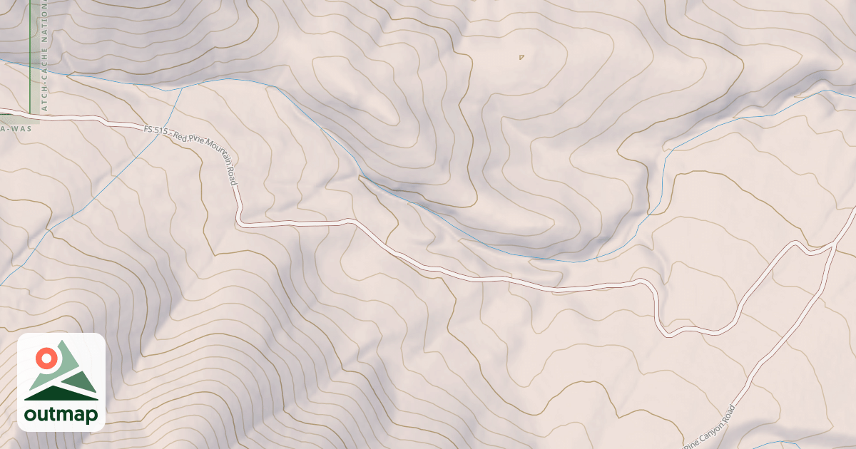 Map of LITTLE RED PINE