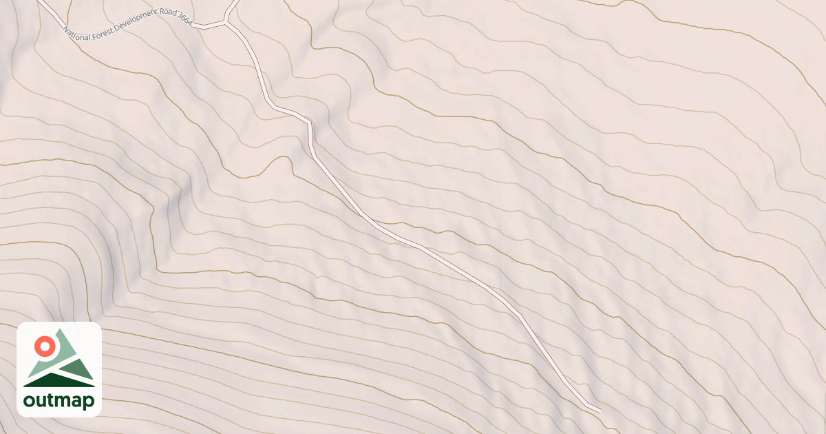 Map of 3664A