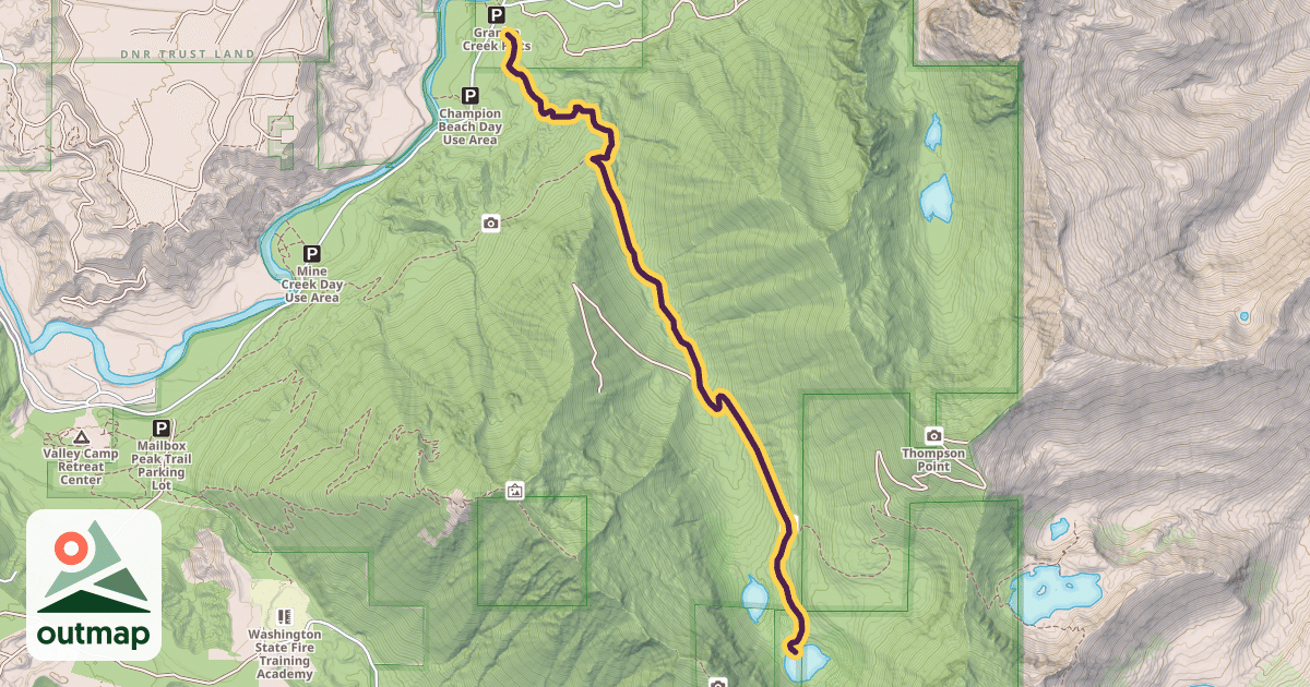 Map of Granite Creek Trail