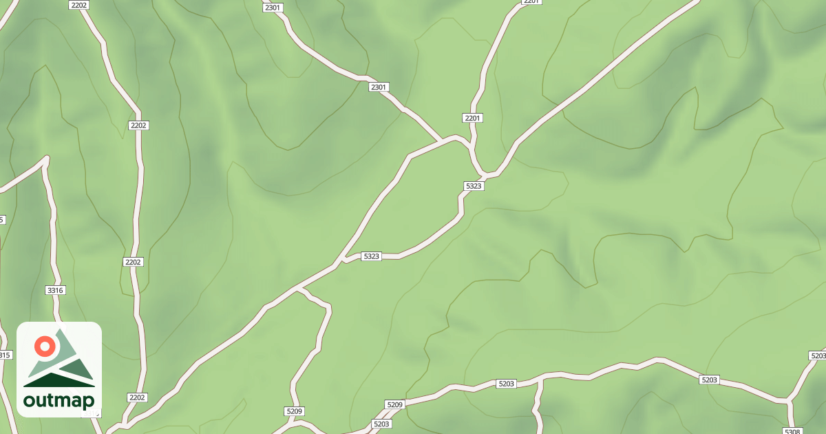 Map of USFS Motor Vehicle Use Map Trails 19894