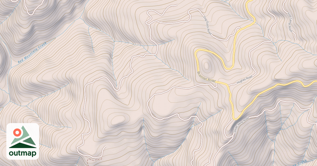 Map of DOG GULCH