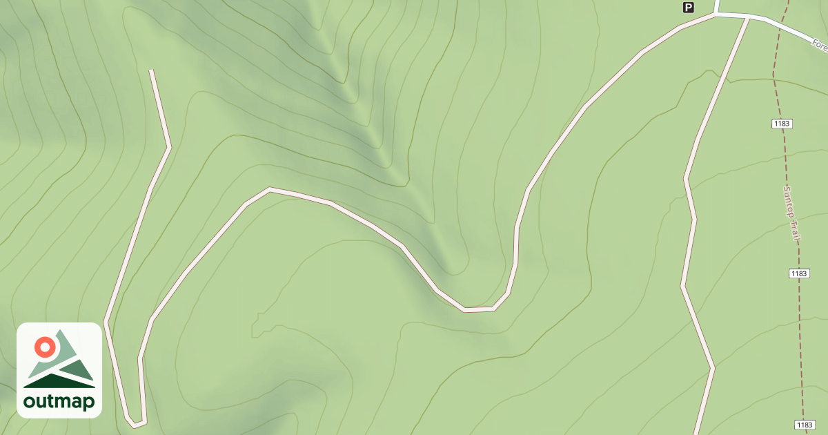 Map of OLD LOOKOUT ACCESS