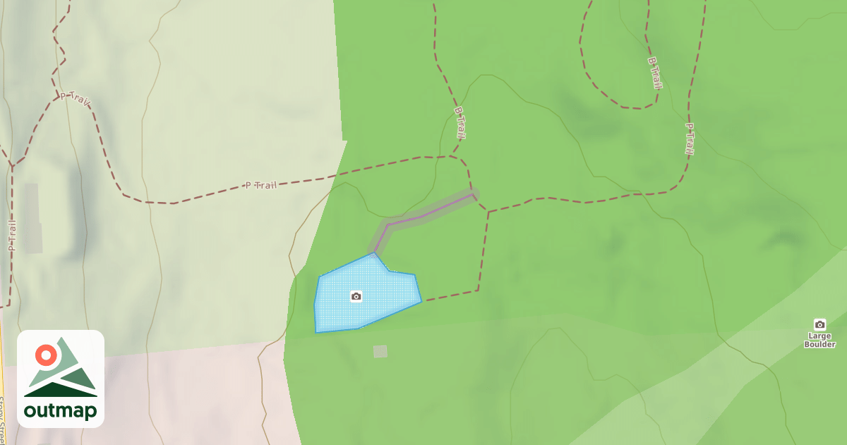 Map of Y Trail - Pond