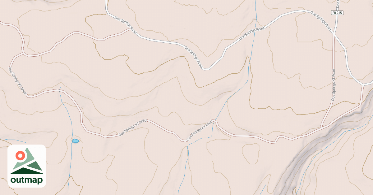 Map of DOE SPRINGS K1