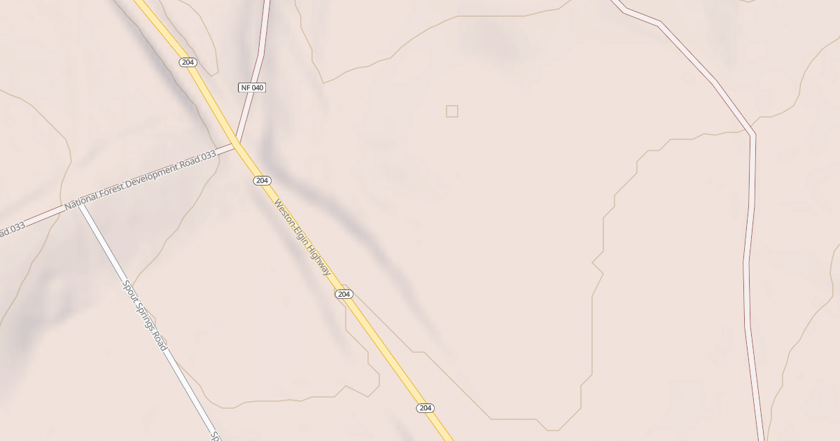 Map preview of Lookinglass Rim Trail