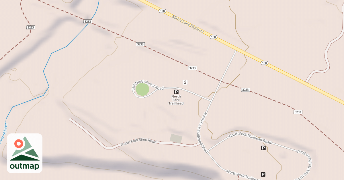 Map of EAST NORTH FORK 2