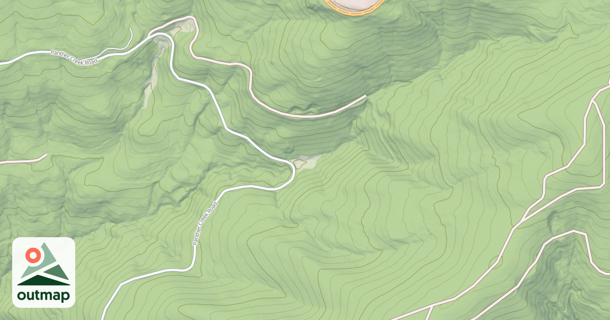Map of UPPER WEST PANTHER
