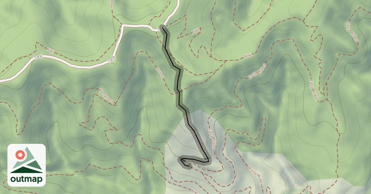 Map of Taniwha Handlebar