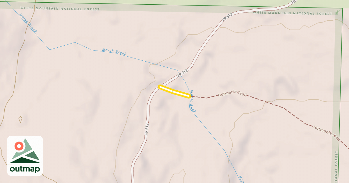 Map of Hutmen's Trail