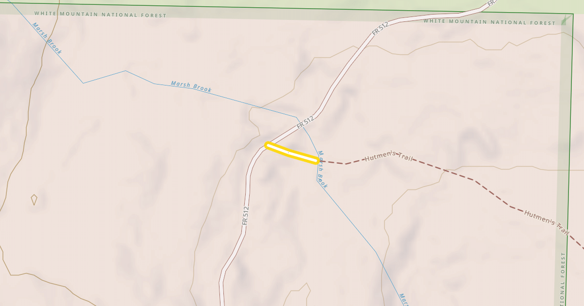 Map preview of Hutmen's Trail