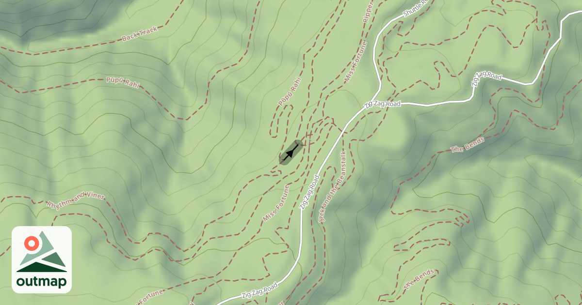 Map of Pūpū Rahi