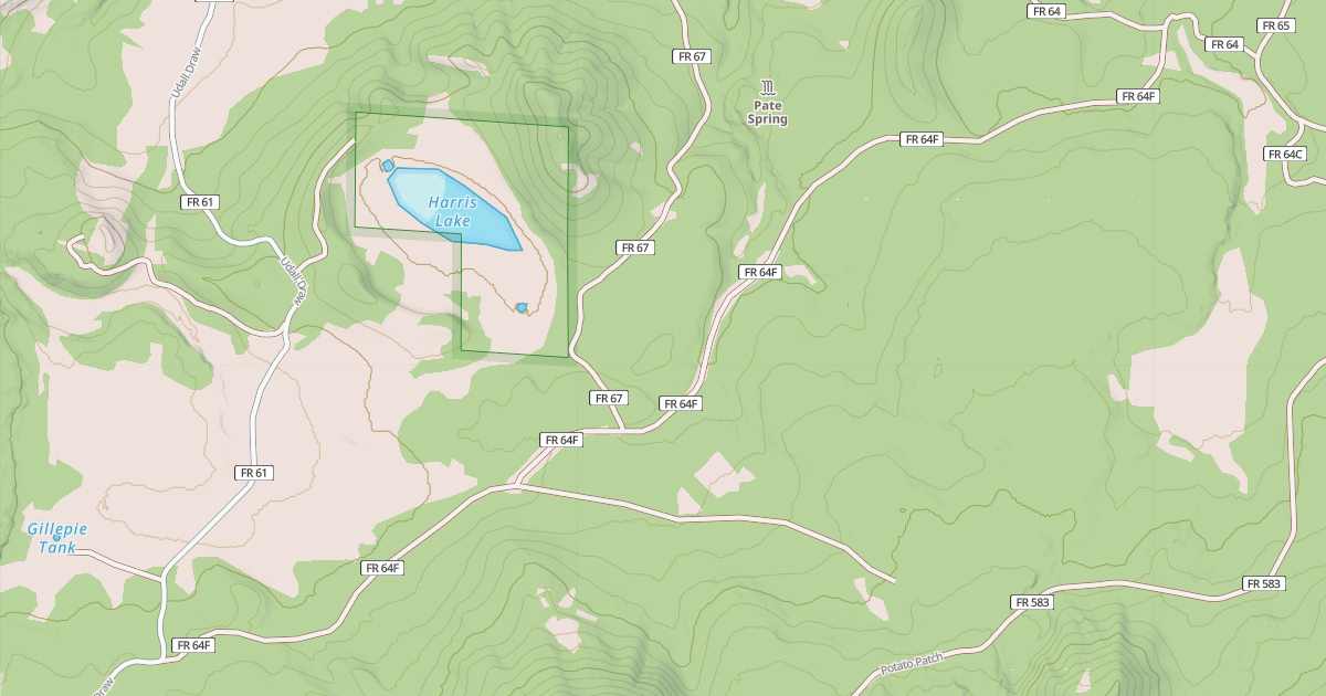 Map preview of USFS National Forest System Roads {031FDC2B-F2AC-4A5B-A106-95572EEC1B23}