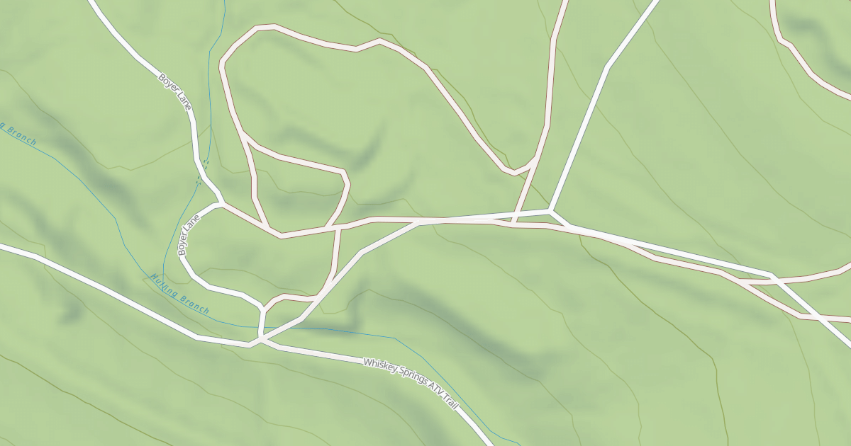 Map preview of Whiskey Springs Trails