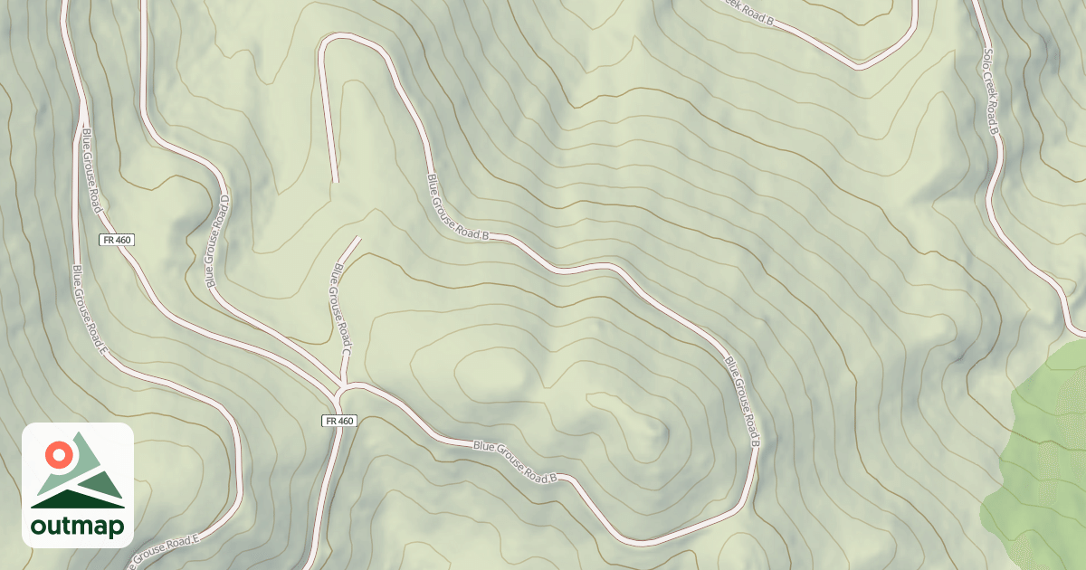 Map of BLUE GROUSE B