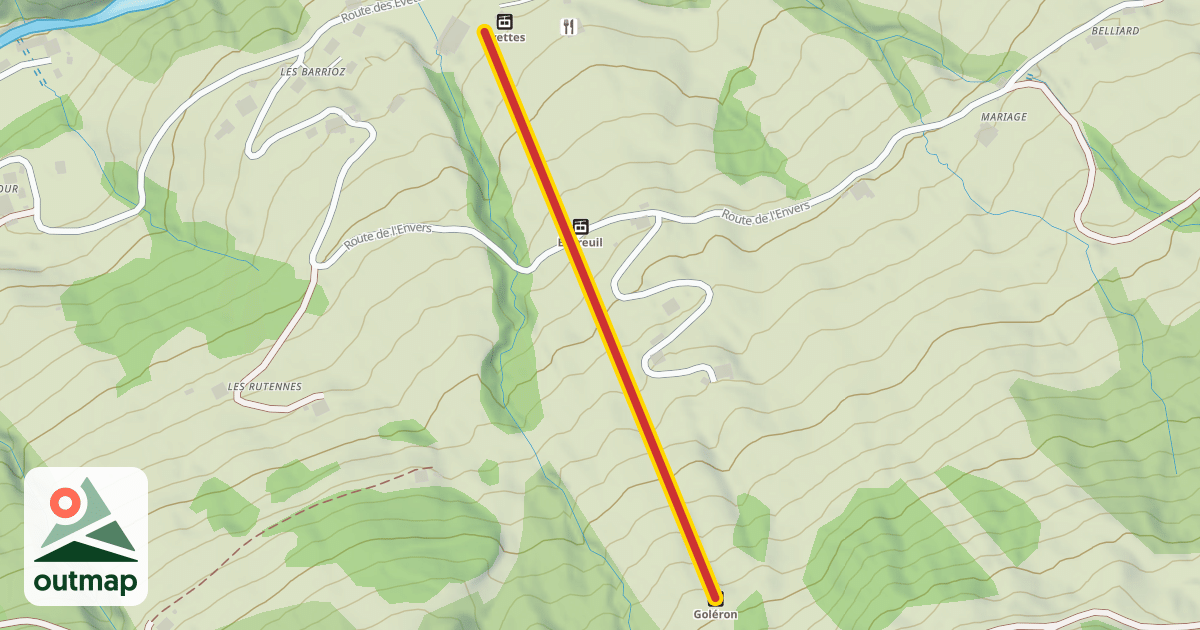 Map of Goléron