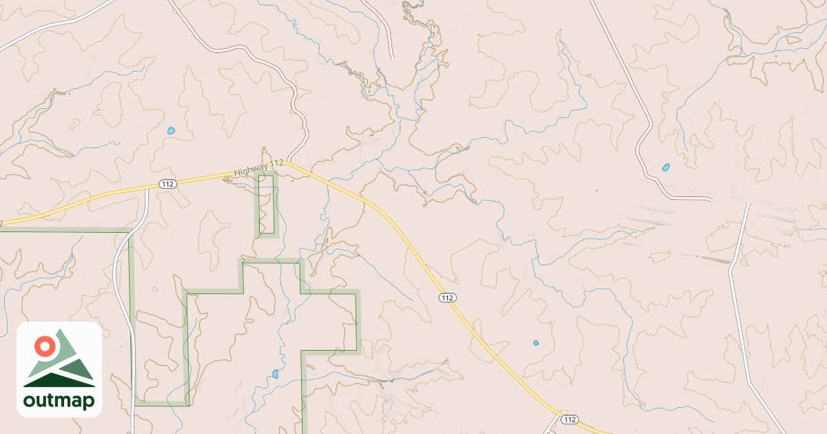 Map of Claiborne North