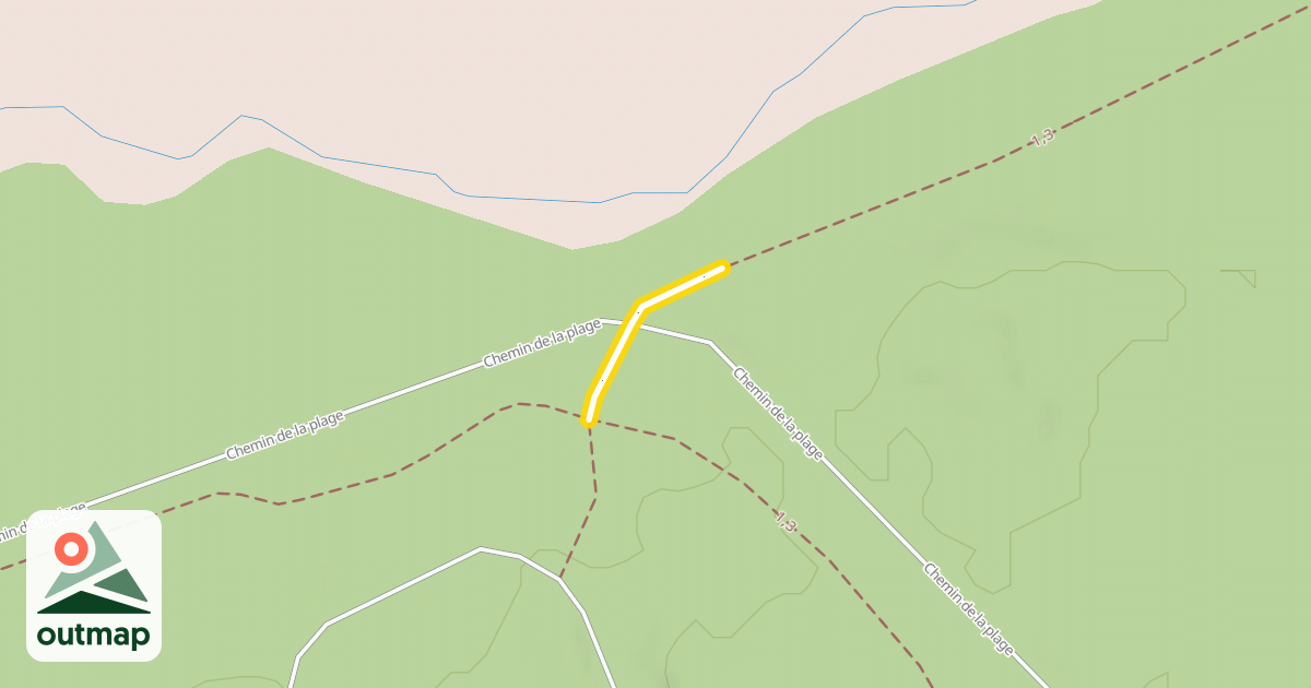 Map of 1,3