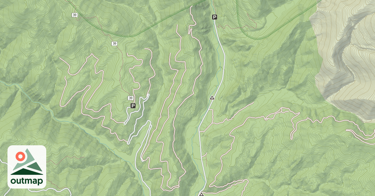 Map of (FDR) MOOSE CREEK