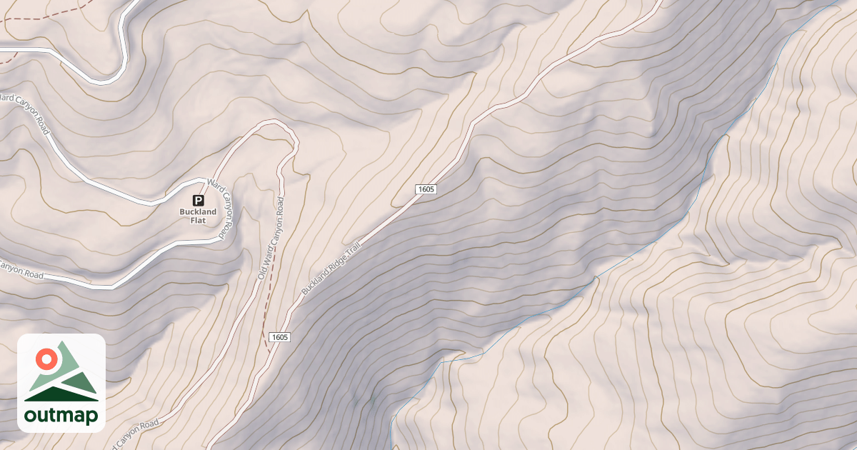 Map of Buckland Ridge