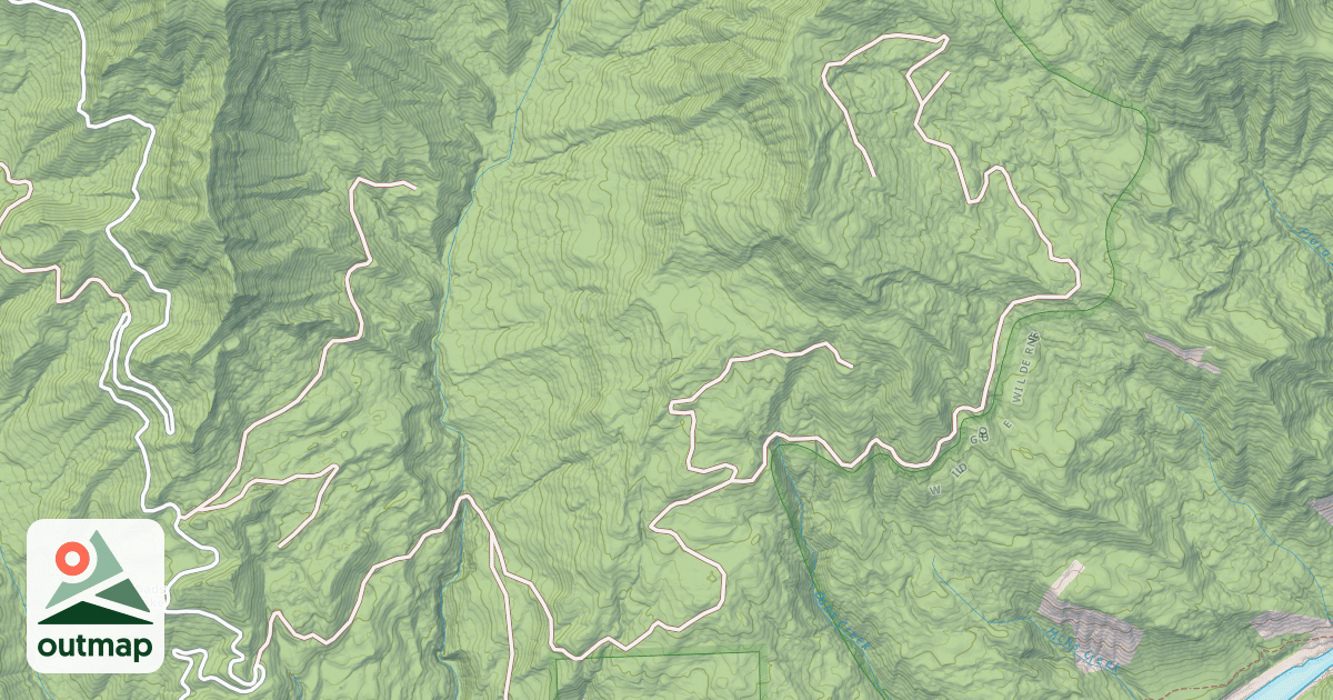 Map of DEVIL'S BACKBONE