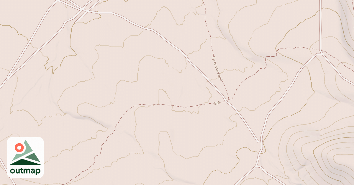 Map of Bloody Shins Trail