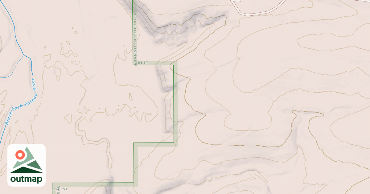 Map of BIG HAW SPUR
