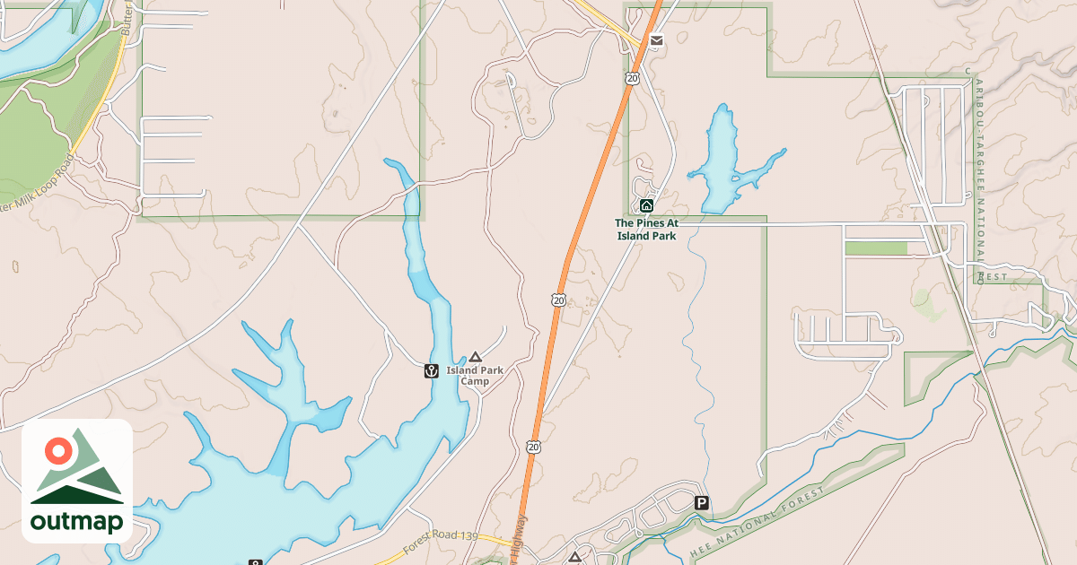 Map of Ponds Trail