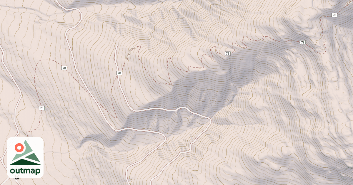 Map of Wire Trail