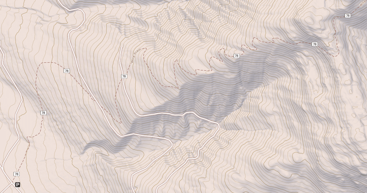 Map preview of Wire Trail