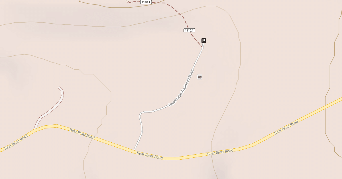 Map preview of HEART LAKE TRAIL