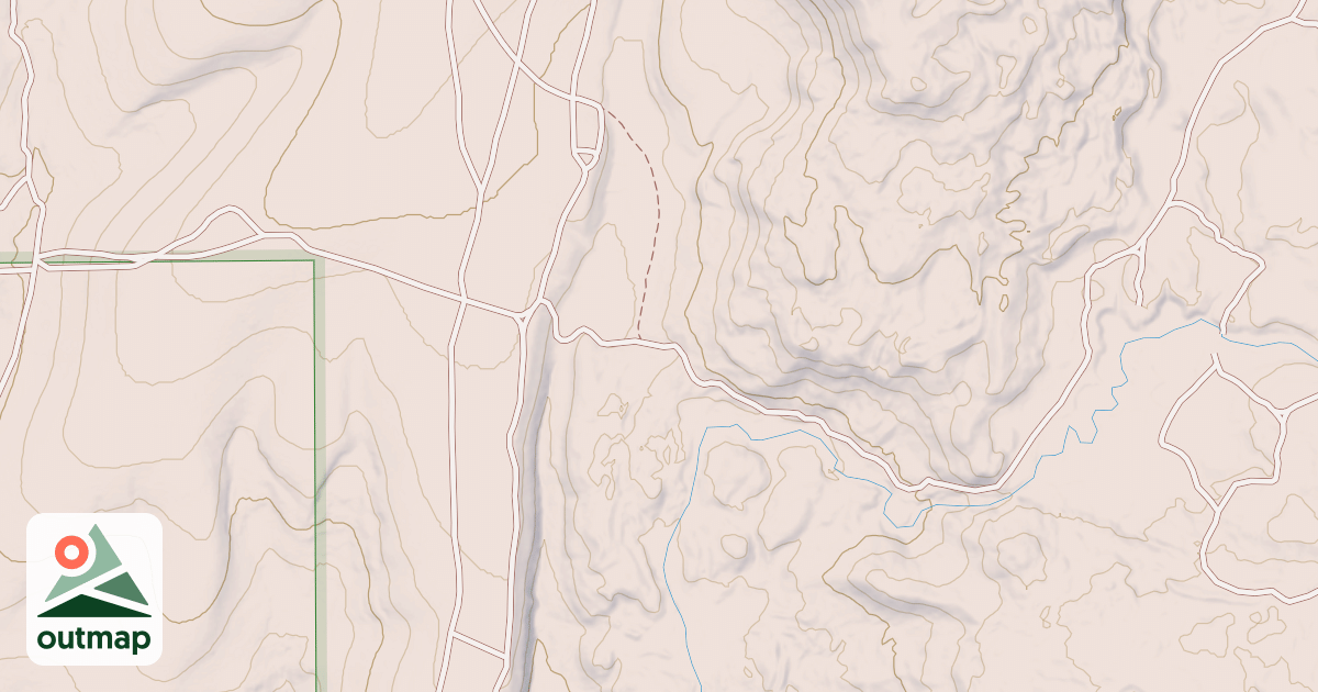 Map of CHICKEN CREEK