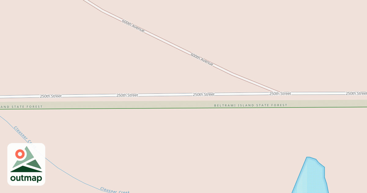 Map of Warroad/Roseau Trails