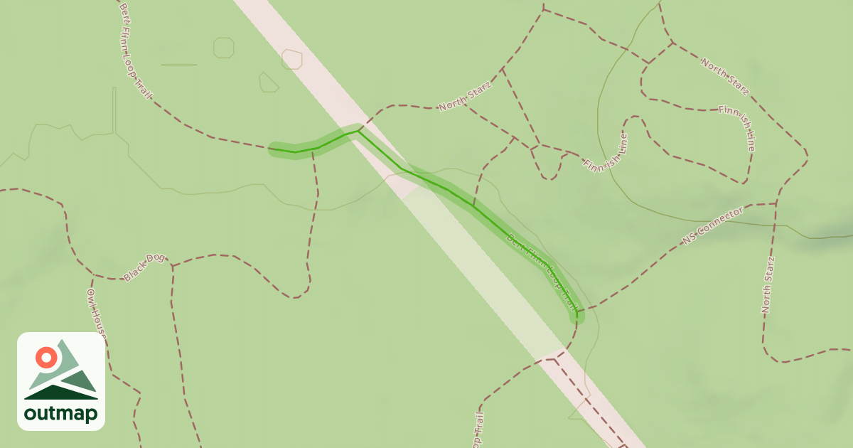 Map of Bert Flinn Loop Trail