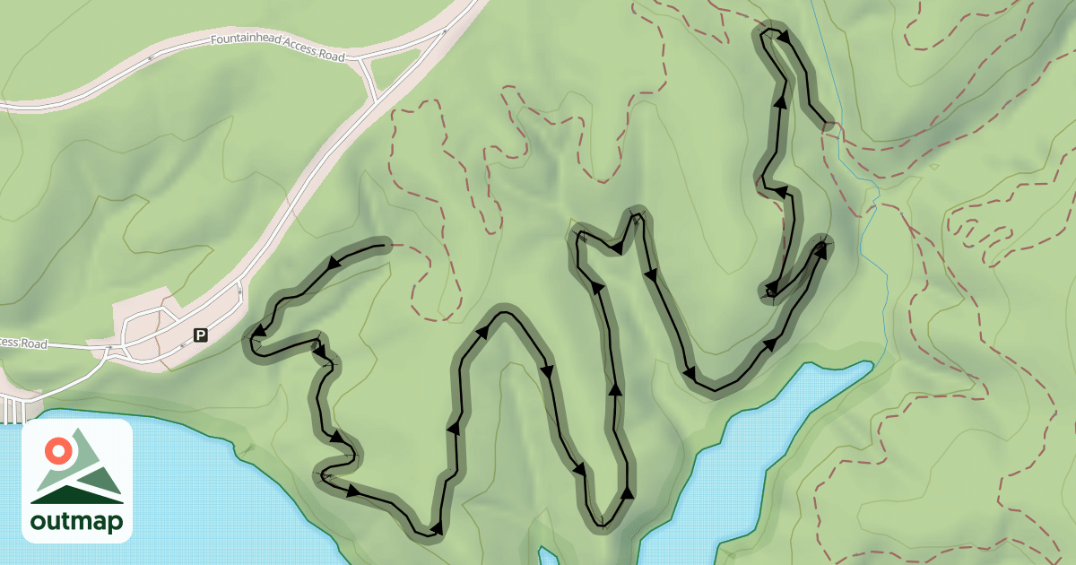 Map of Green Loop Trail