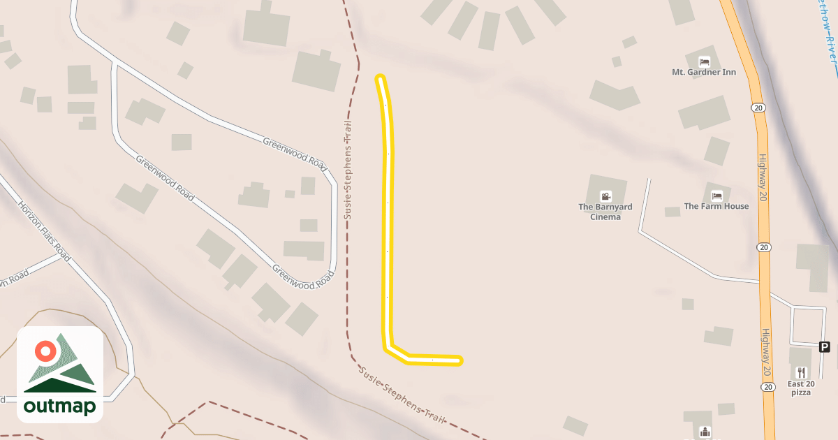 Map of Susie Stephens Trail