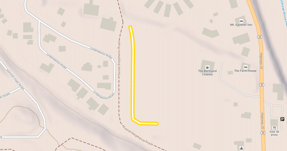 Map preview of Susie Stephens Trail