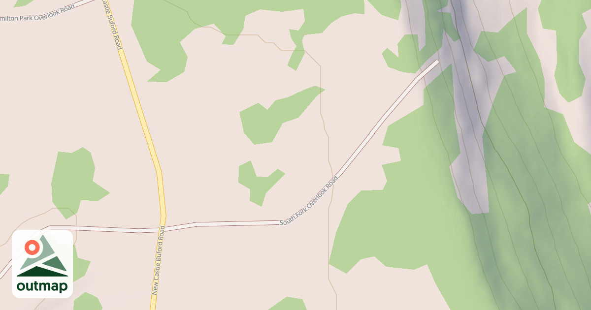 Map of SOUTH FORK OVERLOOK
