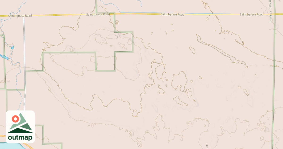 Map of Red Creek-cedarville Snomo