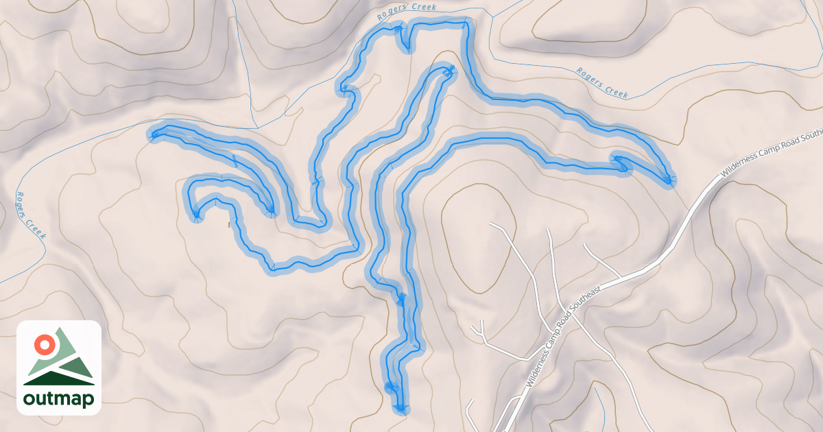 Map of Toona Trace