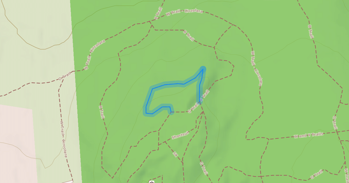 Map preview of G Trail