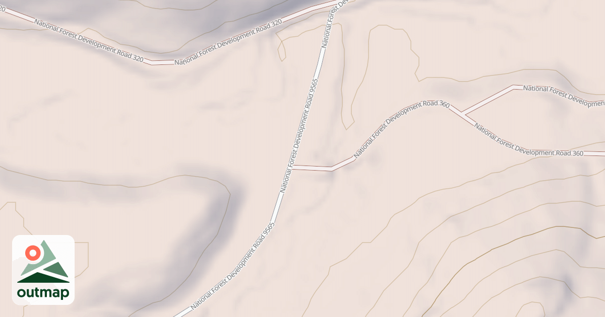 Map of SOUTH DEADMAN FACE