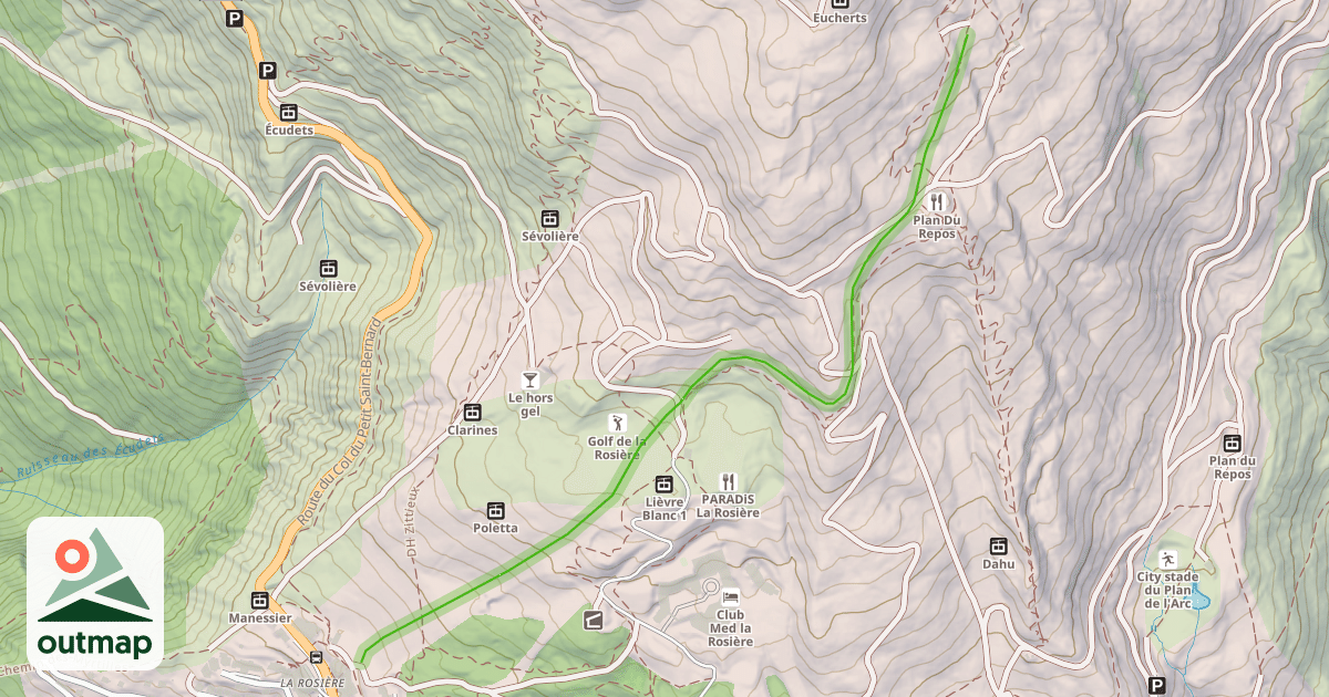 Map of Choucas