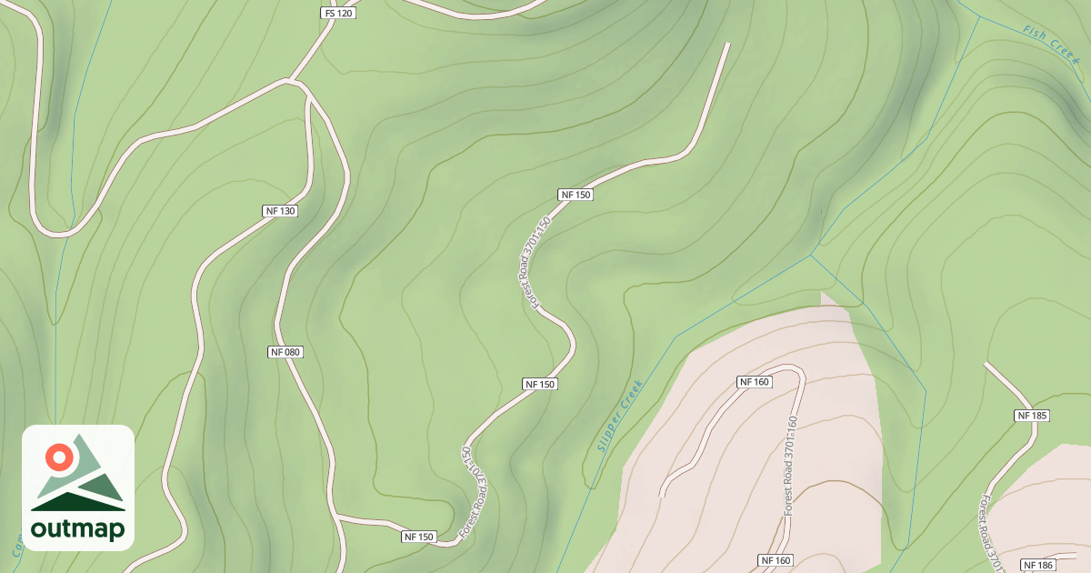 Map of CAMAS CR T.S.